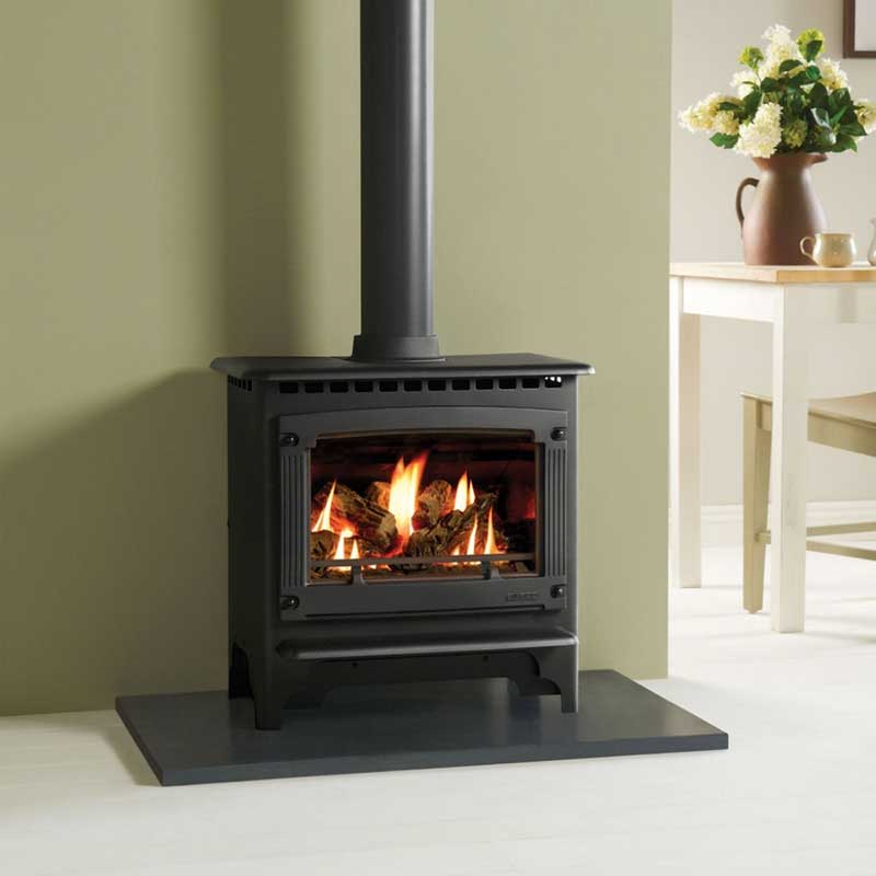 Gas effect stove